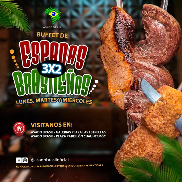 Espadas brasileñas, diseño para Asado Brasil